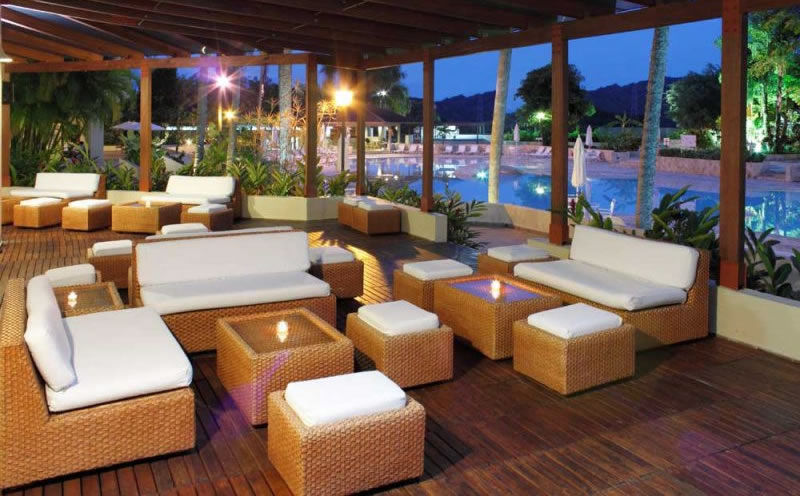 Hotel Estelar Altamira Ibagué Buitenkant foto The resort's pool area